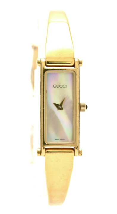 楽天市場】【ウォッチ】GUCCI グッチ ホワイトシェル文字盤 ゴールド 