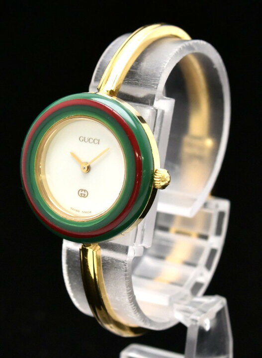 楽天市場】【ウォッチ】GUCCI グッチ チェンジベゼル ホワイト文字盤  