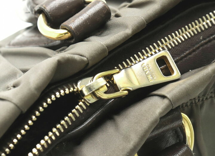 楽天市場】【バッグ】PRADA プラダ ギャザー トートバッグ ショルダー 