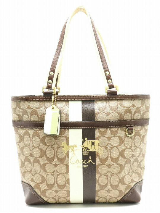 楽天市場】【バッグ】COACH コーチ シグネチャー ヘリテージ 