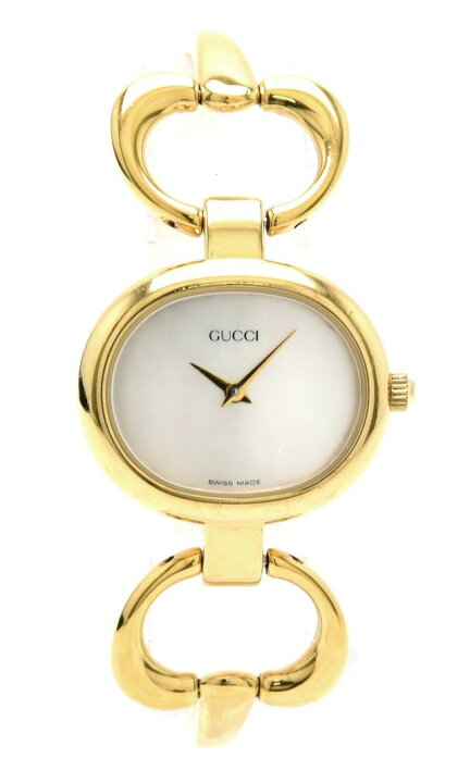 楽天市場】【ウォッチ】GUCCI グッチ シェル文字盤 ゴールドメッキ GP  