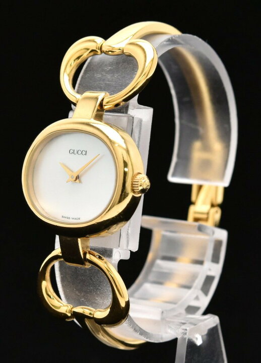 楽天市場】【ウォッチ】GUCCI グッチ シェル文字盤 ゴールドメッキ GP  
