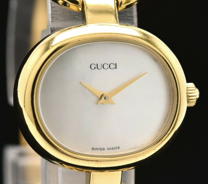 楽天市場】【ウォッチ】GUCCI グッチ シェル文字盤 ゴールドメッキ GP