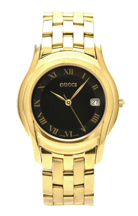 楽天市場】【ウォッチ】GUCCI グッチ デイト 黒文字盤 メンズ QZ  