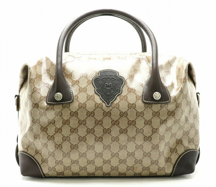 楽天市場】【バッグ】GUCCI グッチ GGクリスタル クレスト ボストン 
