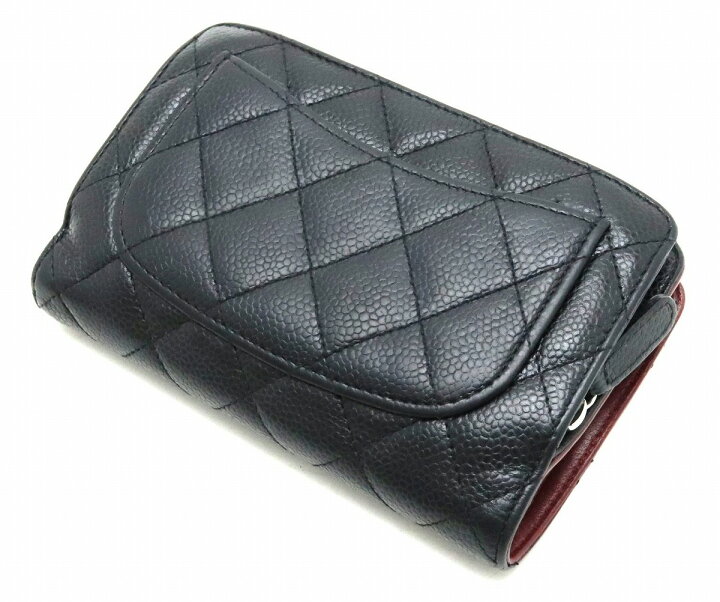 楽天市場】【財布】CHANEL シャネル マトラッセ 2つ折り財布 ココ  