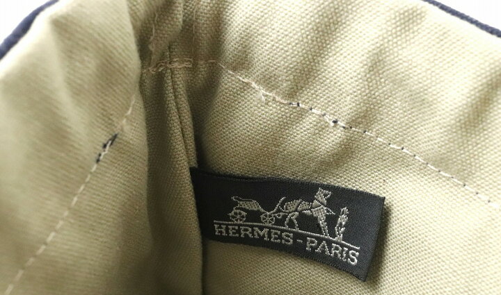 楽天市場】【未使用品】HERMES エルメス ロゴ シューズケース 靴入れ 