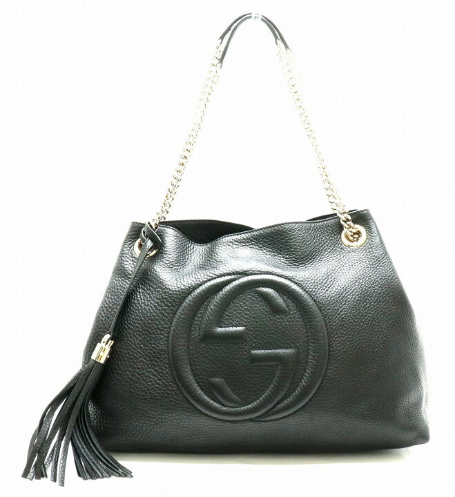 楽天市場】【バッグ】GUCCI グッチ ソーホー ロゴ レザー チェーン 