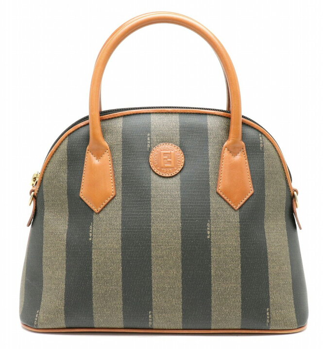 楽天市場】【バッグ】FENDI フェンディ ペカン柄 ハンドバッグ PVC 
