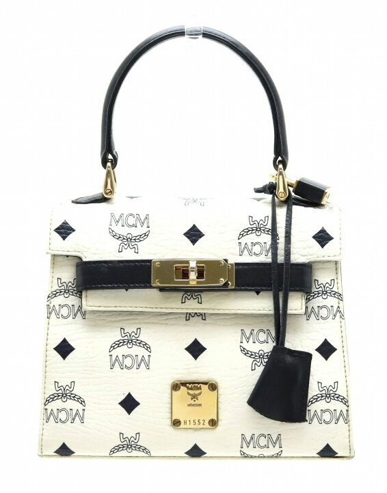 楽天市場】【バッグ】MCM エムシーエム ロゴグラム ハンドバッグ ミニ  