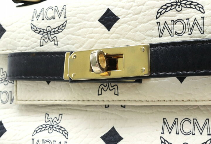 楽天市場】【バッグ】MCM エムシーエム ロゴグラム ハンドバッグ ミニ 