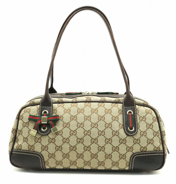 楽天市場】【バッグ】GUCCI グッチ プリンシー GGキャンバス リボン 