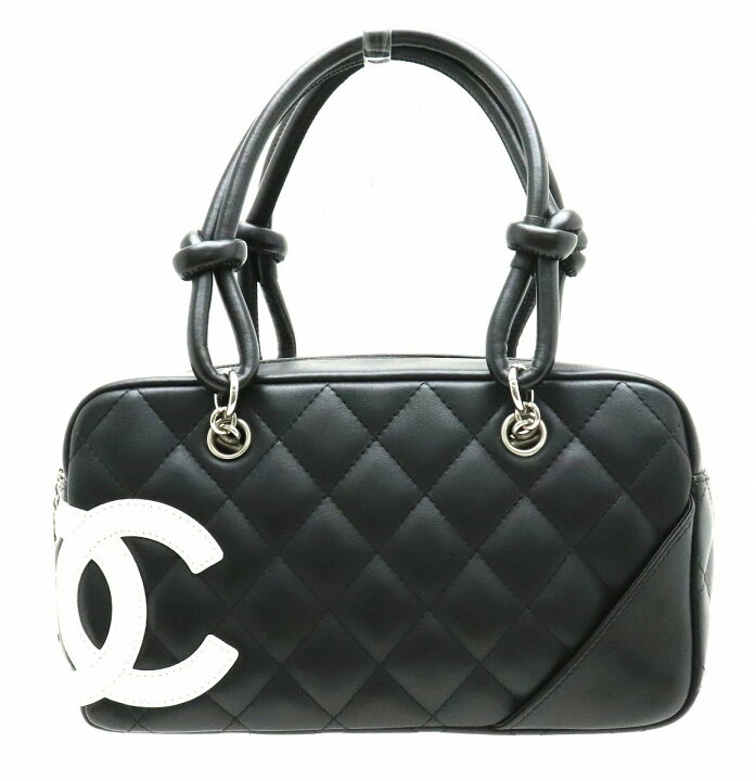楽天市場】【バッグ】CHANEL シャネル カンボンライン ミニボウリング 