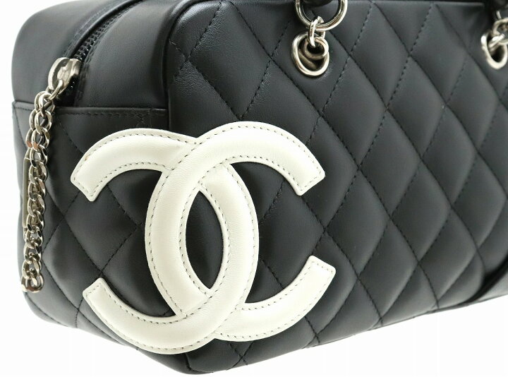 楽天市場】【バッグ】CHANEL シャネル カンボンライン ミニボウリング 