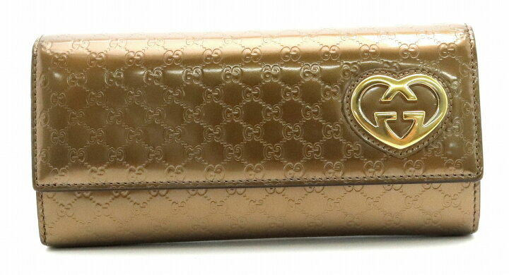 楽天市場】【財布】GUCCI グッチ シャイニーグッチシマ GG ラブリー  