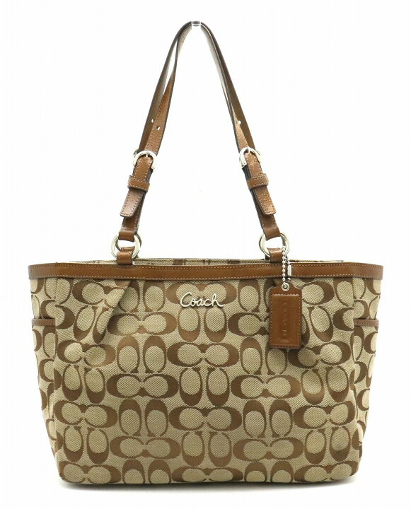 楽天市場】【バッグ】COACH コーチ シグネチャー トートバッグ 