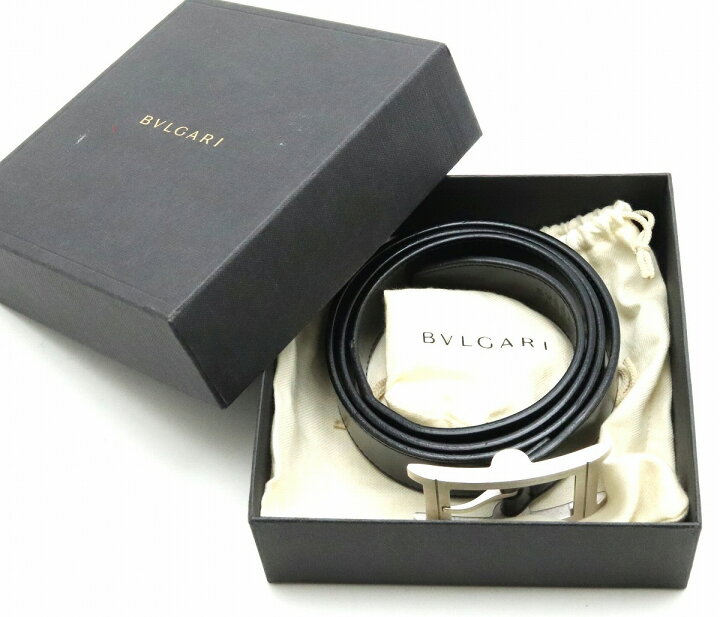 楽天市場】BVLGARI ブルガリ レッタンゴロ ベルト メンズ レザー  