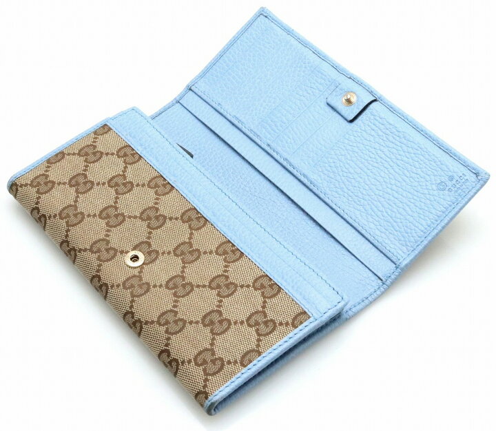 楽天市場】【財布】GUCCI グッチ GGキャンバス 2つ折長財布 レザー 