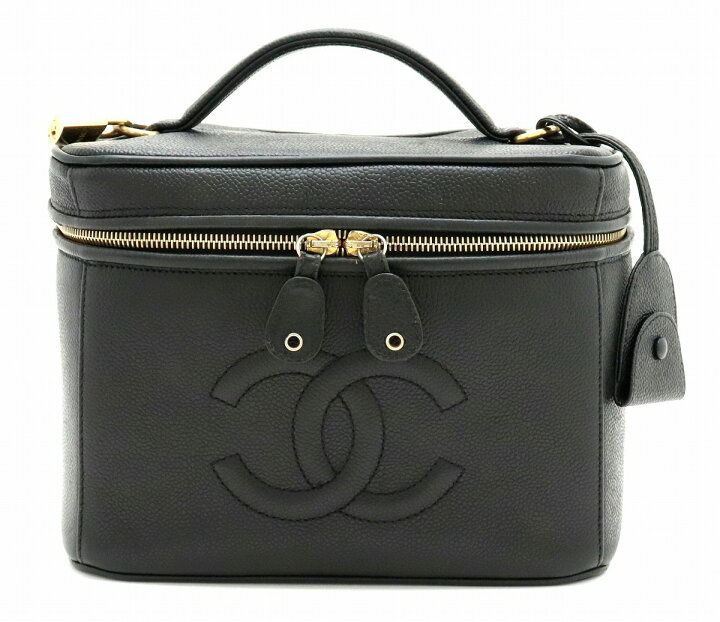 楽天市場】【バッグ】CHANEL シャネル キャビアスキン バニティバッグ 