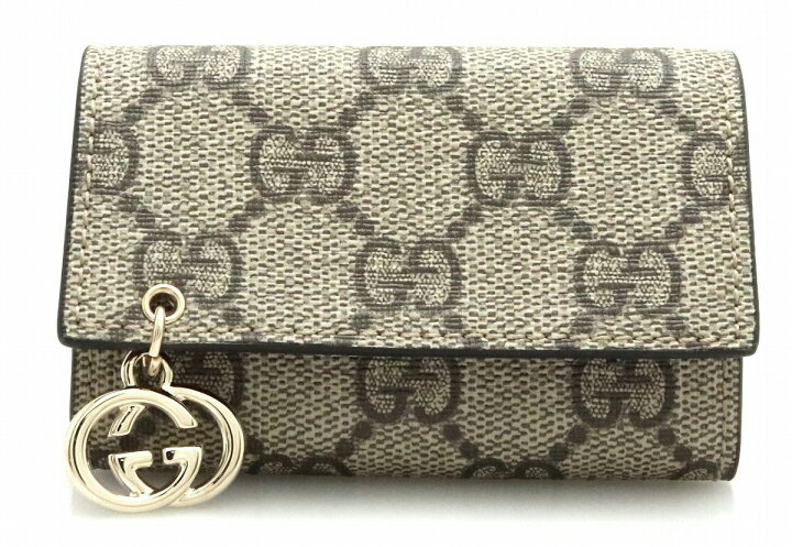 楽天市場】【未使用品】GUCCI グッチ GGスプリーム GGプラス 6連キー 