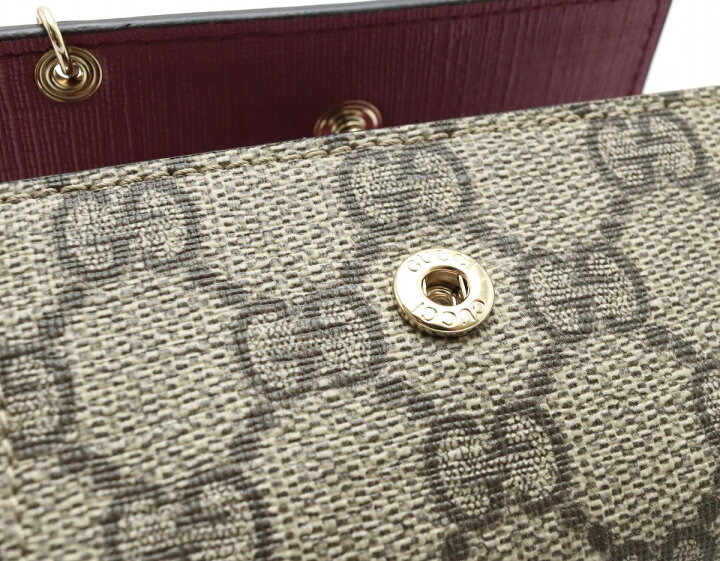 楽天市場】【未使用品】GUCCI グッチ GGスプリーム GGプラス 6連キー 