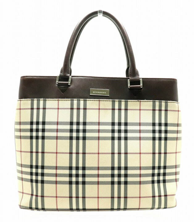 楽天市場】【バッグ】BURBERRY バーバリー ノバチェック トートバッグ 