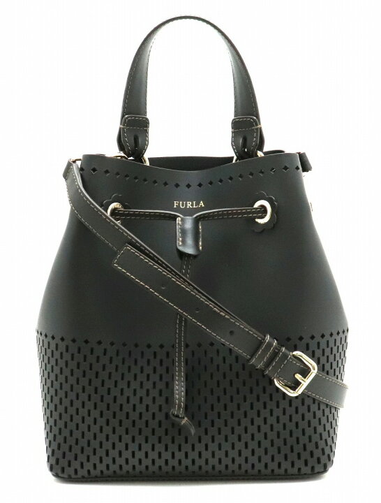 楽天市場】【バッグ】FURLA フルラ レザー ハンドバッグ 2WAY 巾着  