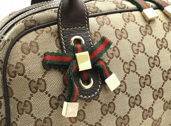 楽天市場】【バッグ】GUCCI グッチ プリンシー GGキャンバス リボン 