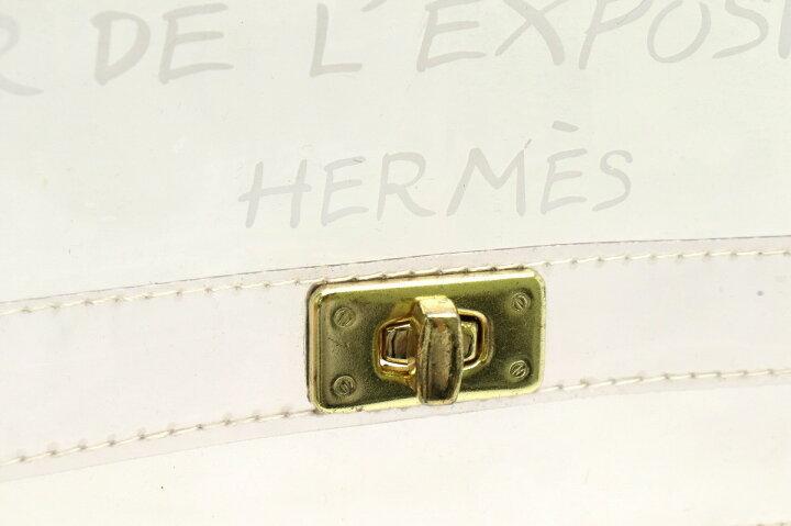 楽天市場】【バッグ】HERMES エルメス ケリー クリア ハンドバッグ  