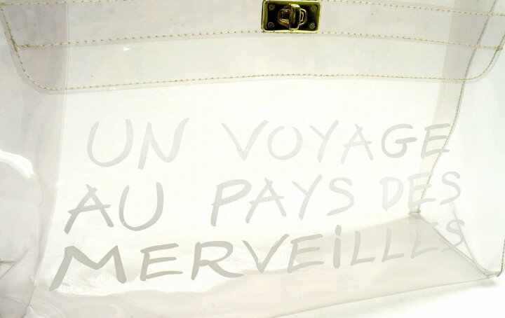 楽天市場】【バッグ】HERMES エルメス ケリー クリア ハンドバッグ  