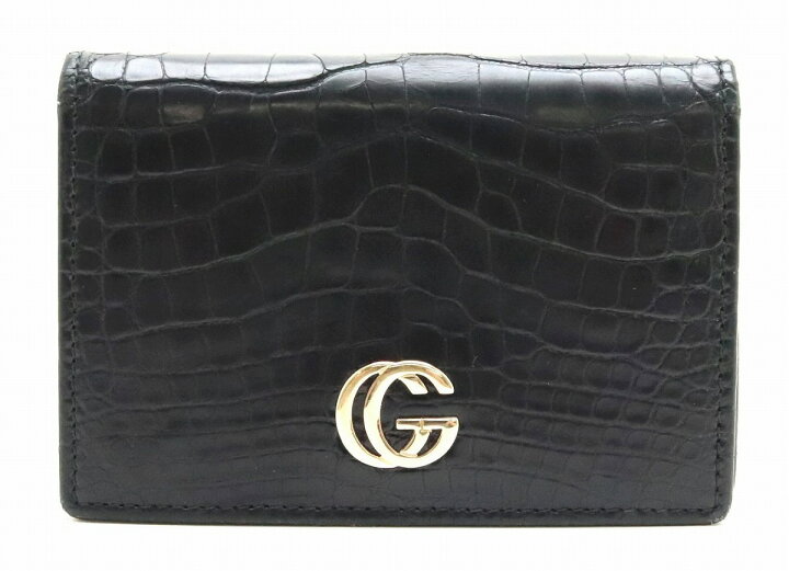 楽天市場】GUCCI グッチ GG クロコ調型押し レザー カードケース 名刺 