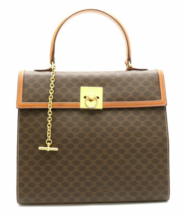 楽天市場】【バッグ】CELINE セリーヌ マカダム柄 ハンドバッグ PVC 