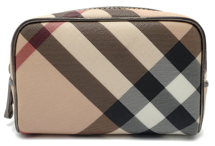 楽天市場】【バッグ】BURBERRY バーバリー ノバチェック ポーチ コスメ 
