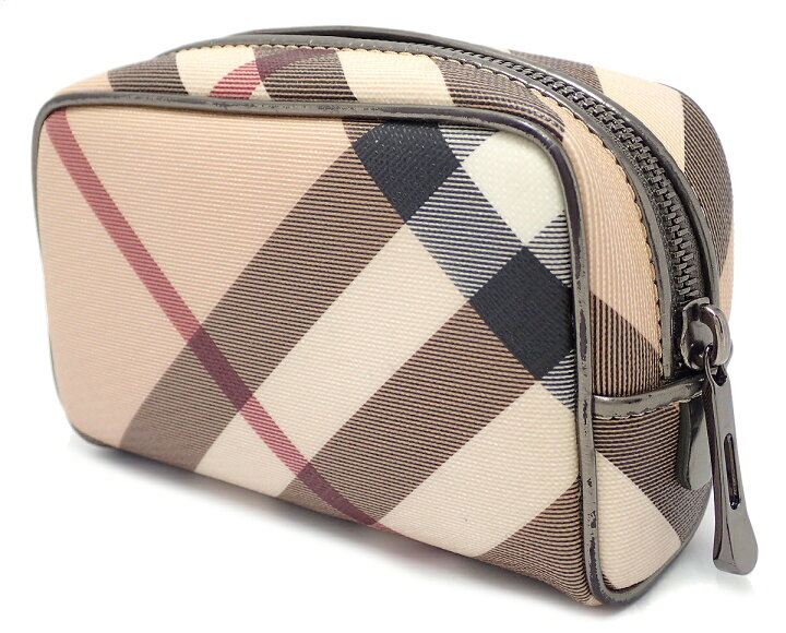 楽天市場】【バッグ】BURBERRY バーバリー ノバチェック ポーチ コスメ 