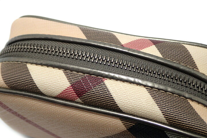 楽天市場】【バッグ】BURBERRY バーバリー ノバチェック ポーチ コスメ 