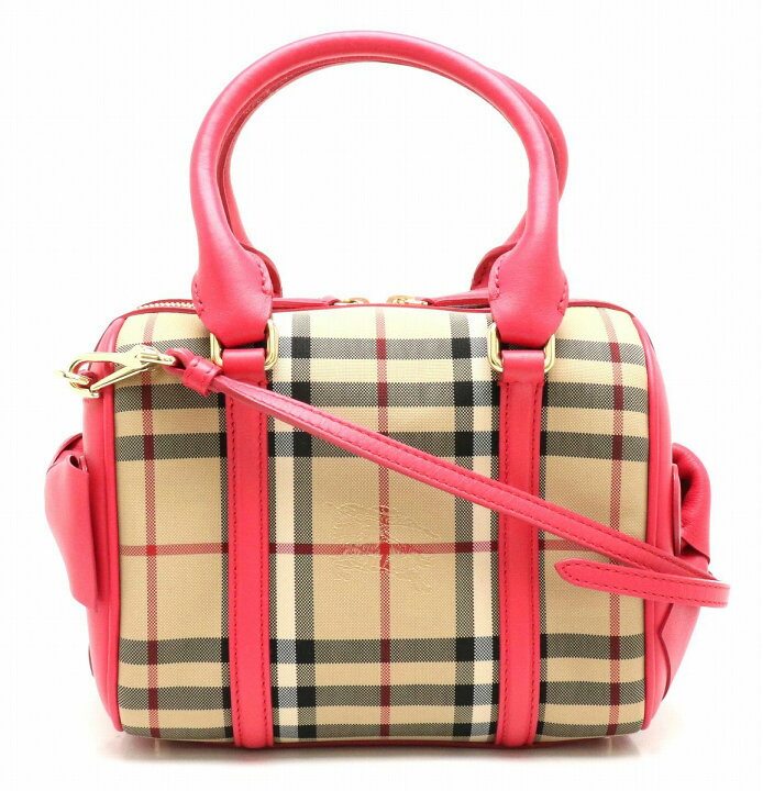 楽天市場】【バッグ】BURBERRY バーバリー ノバチェック ミニボストン  