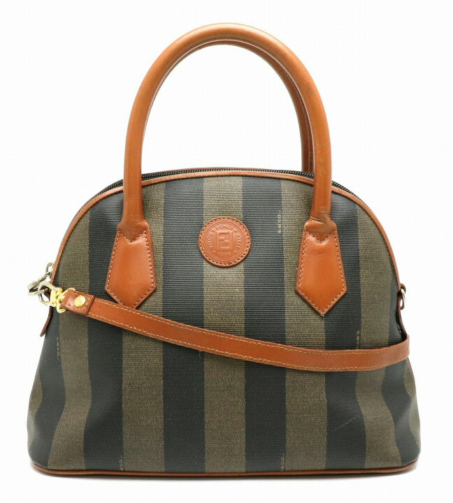 楽天市場】【バッグ】FENDI フェンディ ペカン柄 ハンドバッグ PVC 