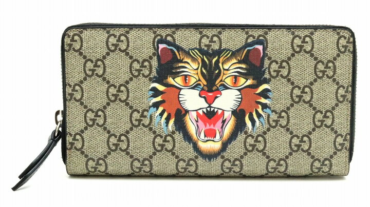 楽天市場】【財布】GUCCI グッチ GGスプリーム アングリーキャット  