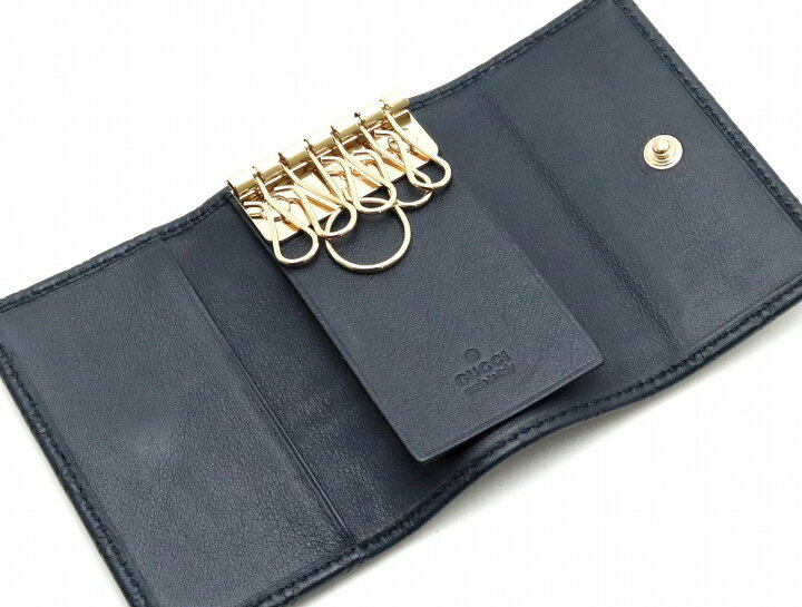 楽天市場】【未使用品】GUCCI グッチ マイクログッチシマ GG柄 6連キー 