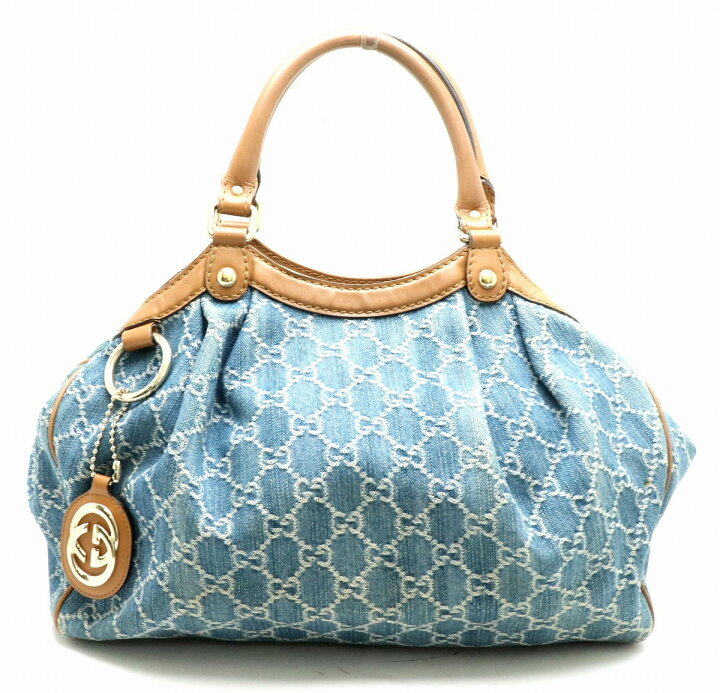 楽天市場】【バッグ】GUCCI グッチ GGデニム スーキー ハンドバッグ  