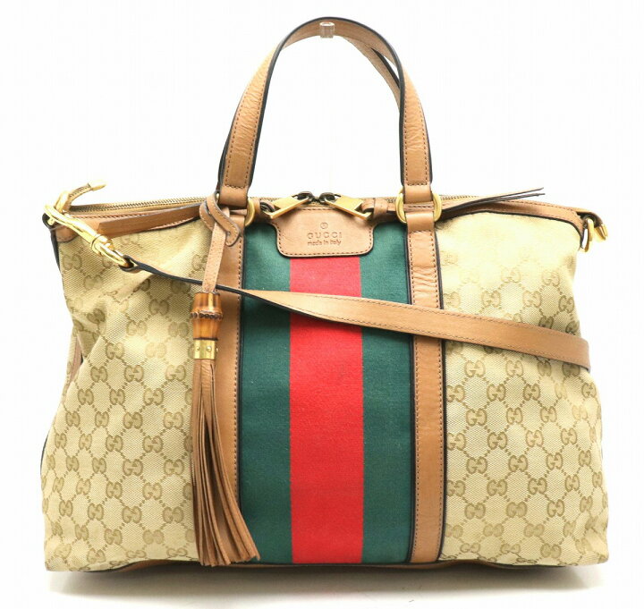 楽天市場】【バッグ】GUCCI グッチ GGキャンバス レザー 2WAY  
