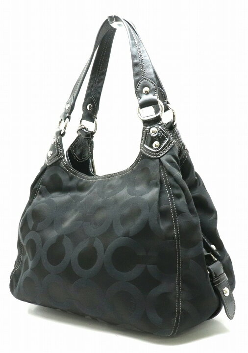 楽天市場】【バッグ】COACH コーチ マディソン オプアート マギー  