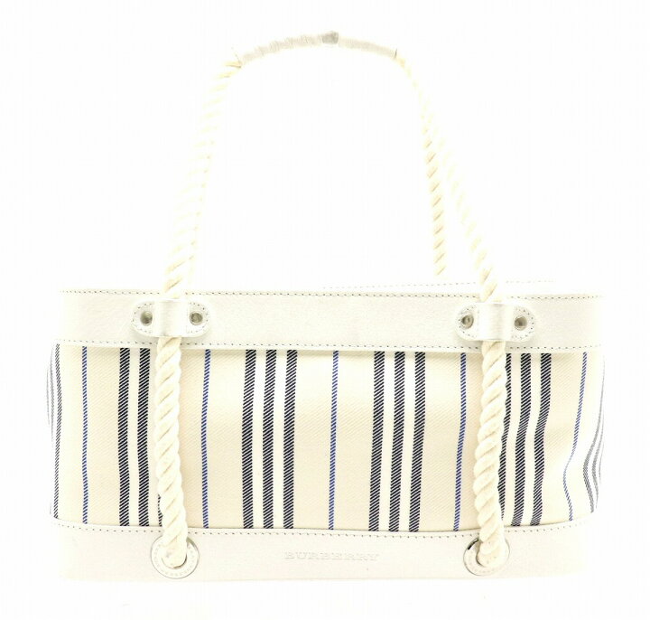 楽天市場】【バッグ】BURBERRY バーバリー トートバッグ ロープ 
