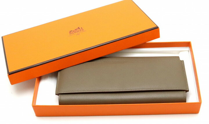 楽天市場】【財布】HERMES エルメス パッサンロング 長財布 2つ折り  