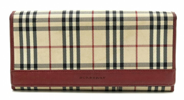 楽天市場】【財布】BURBERRY バーバリー ノバチェック柄 2つ折 