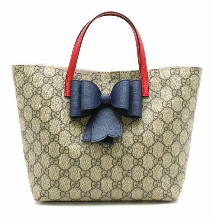 楽天市場】【バッグ】GUCCI グッチ キッズライン GGスプリーム リボン 