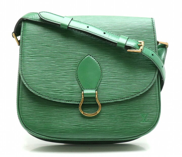 Louis-Vuitton-Epi-Saint-Cloud-Shoulder-Bag-Borneo-Green-M52194