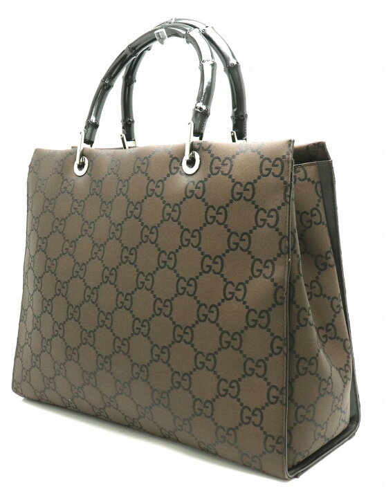 楽天市場】【バッグ】GUCCI グッチ GG バンブー ナイロンキャンバス  