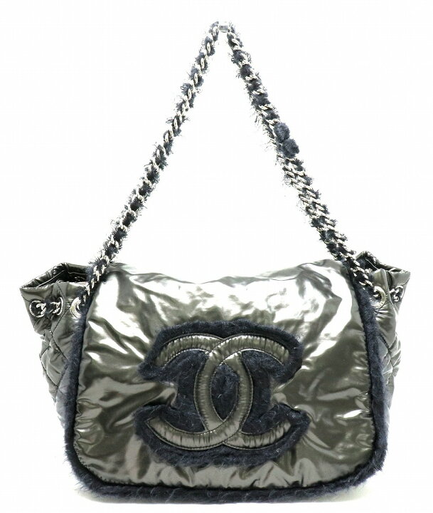 楽天市場】【バッグ】CHANEL シャネル CC ココマーク ファブリック 