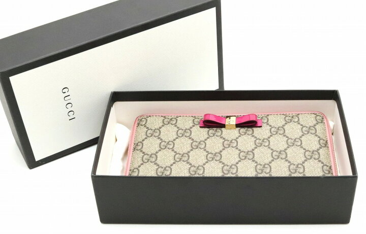 楽天市場】【財布】GUCCI グッチ GGスプリーム ラウンドファスナー 長 